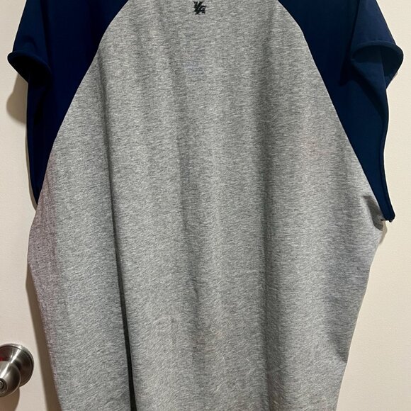 YoungLA 4007 - Rambo Cut-Offs (XXL/Heather Grey Navy) - Picture 4 of 6